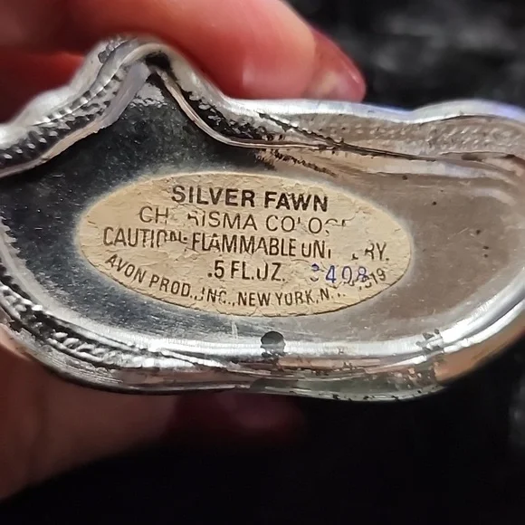 VINTAGE Silver Fawn AVON EMPTY DECANTER. - Picture 4 of 4